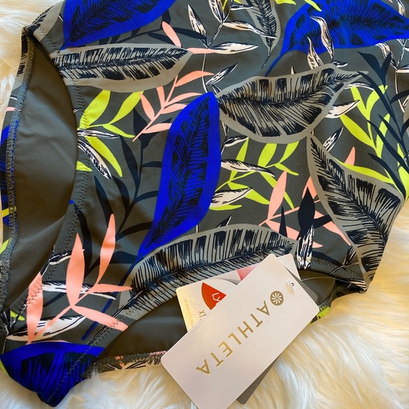 Athleta | Midnight Palm Scoop One Piece Swimsuit - Picture 8 of 9